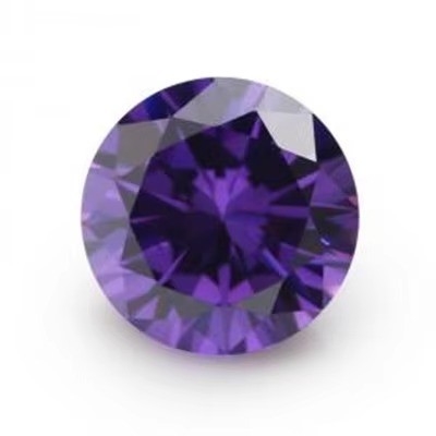 5A 품질 느슨 보석 색상 지르콘 다이아몬드 둥근 절단 1.75mm 2.25mm 합성 5ct 모이사나이트 반지