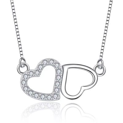 YASVITTI 발렌타인 데이 선물 럭셔리 목걸이 925 스터링 실버 패션 클래식 여성 심장 목걸이 보석