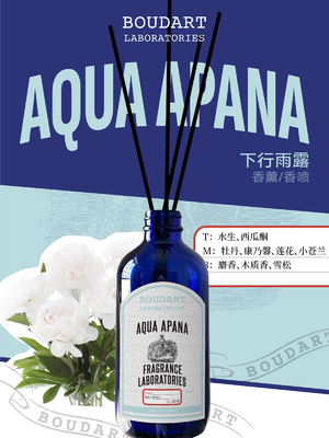 AQUA APANA Reed Diffuser 향수 유리 병 에센셜 오일 아로마 라탄 스틱