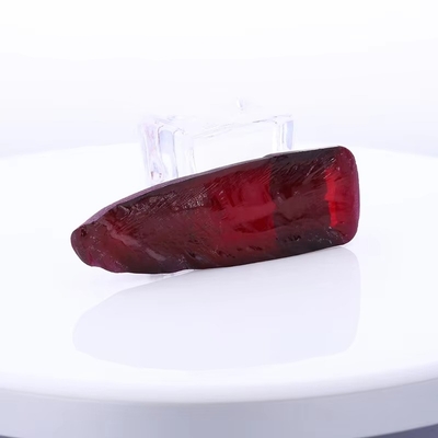 8# 레드 루비 합성 코룬드 무형 맞춤식 고대 모이산이트 반지 및 Pendant