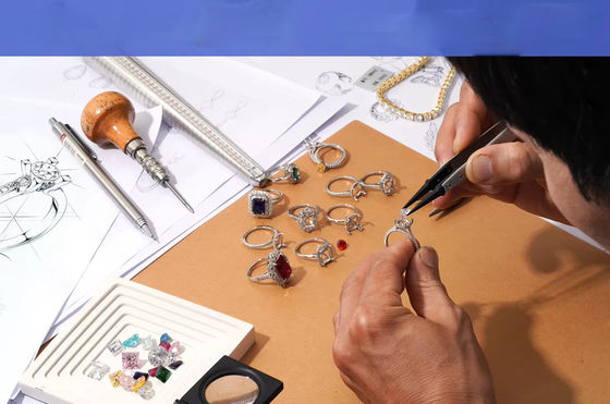 0.5ct - 3ct E 색상 느슨한 인증 실험실 만든 다이아몬드 모이산이트 HPHT CVD 다이아몬드