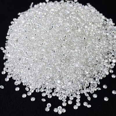 작은 크기의 둥근 메레 모이산이트 1.0 CT 컬러 플레이 광 효과