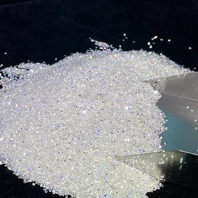 작은 크기의 둥근 메레 모이산이트 1.0 CT 컬러 플레이 광 효과