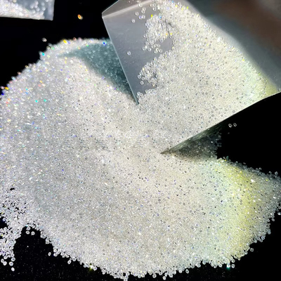 작은 크기의 둥근 메레 모이산이트 1.0 CT 컬러 플레이 광 효과