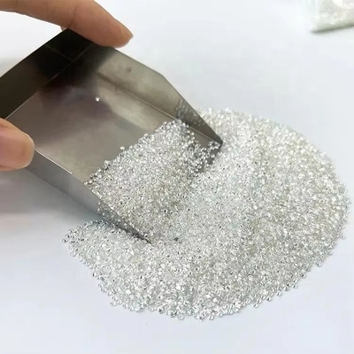 작은 크기의 둥근 메레 모이산이트 1.0 CT 컬러 플레이 광 효과