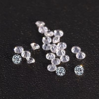 보석 0.8-2.9mm 흰색 CZ 돌 작은 크기 느슨한 5A 큐브 여성 보석용 지르코니아