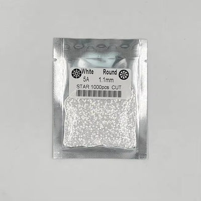 5A 품질 1000pcs/Bag 1mm - 3.0mm 돌 보석 흰 큐브 지르코니아 보석