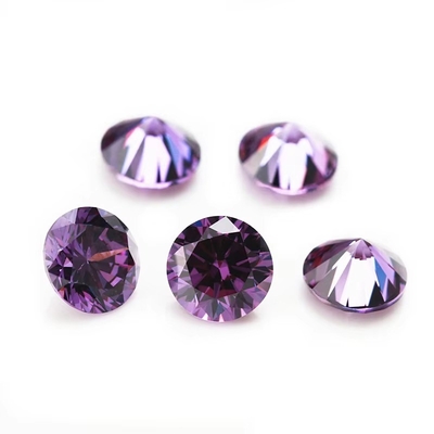 5A 품질 느슨 보석 색상 지르콘 다이아몬드 둥근 절단 1.75mm 2.25mm 합성 5ct 모이사나이트 반지