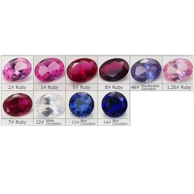 보석 합성 34# 사파이어 사각형 1.5x1.5mm-10x10mm 코룬덤 반지용 보석 vvs 모이산타 사용자 지정 현상