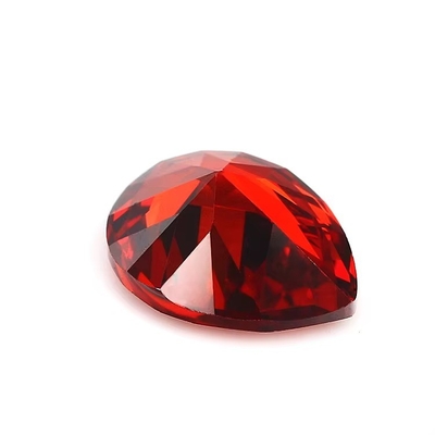 빈티지 모이사나이트 약혼 반지 느슨 보석 다양한 색상 진주 모양 6x4mm 합성 큐브 지르코니아