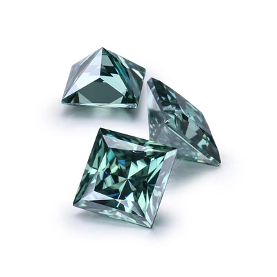 프린세스 크트 5.5x5.5mm 1카라트 모이사나이트 VVS 컬러스 스퀘어 브릴리언트 로저 다이아몬드