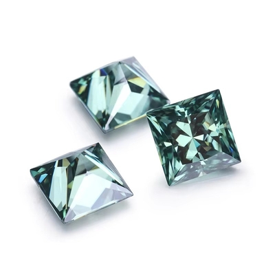 프린세스 크트 5.5x5.5mm 1카라트 모이사나이트 VVS 컬러스 스퀘어 브릴리언트 로저 다이아몬드