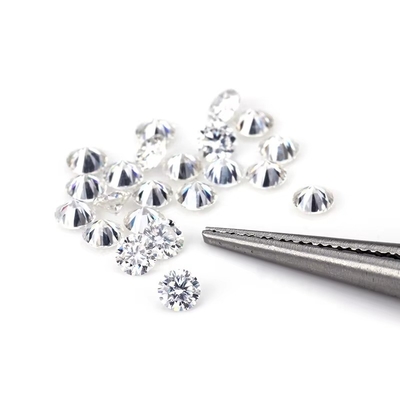 소형 소형 모이사나이트 둥근 절단 0.8mm- 3mm 하얀 D 모이사나이트 다이아몬드 힙 팝 보석에 карата VVS1