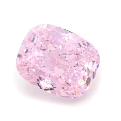 4k 얼음 절단 Cz 돌 분홍색 쿠션 모양 7x6mm 10x8mm 느슨 보석 합성 큐브 지르코니아