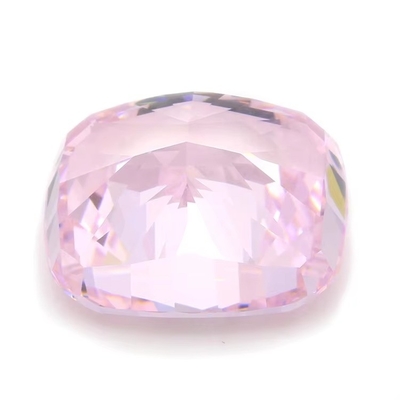 4k 얼음 절단 Cz 돌 분홍색 쿠션 모양 7x6mm 10x8mm 느슨 보석 합성 큐브 지르코니아