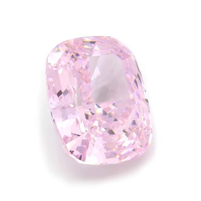 4k 얼음 절단 Cz 돌 분홍색 쿠션 모양 7x6mm 10x8mm 느슨 보석 합성 큐브 지르코니아