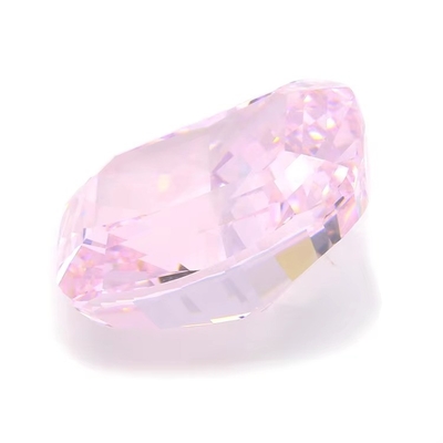 4k 얼음 절단 Cz 돌 분홍색 쿠션 모양 7x6mm 10x8mm 느슨 보석 합성 큐브 지르코니아