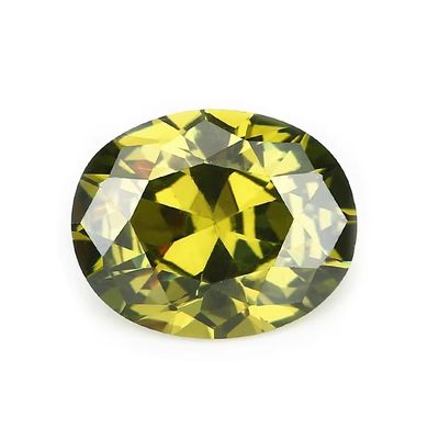 모이사나이트 귀걸이 보석 핑크 페리도트 그라넷 노란색 cz 돌 타원형 12x10mm 합성 구직 지르코니아