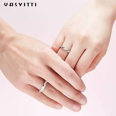 2.11g 페스티벌 19mm 솔리드 스털링 실버 링 실버 인그레이빙 링 SGS