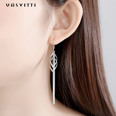 7.5x1.1cm 3.5g 보헤미안 스타일 귀걸이 OEM 발렌타인 골드 귀걸이 후크