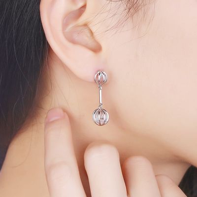 0.12oz 2.8X0.8cm 사파이어 스터드 귀걸이 합금 지르콘 스톤 귀걸이